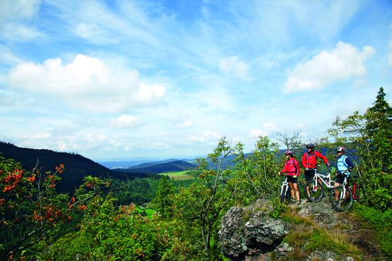 Blick über die Ferienregion Oberhof